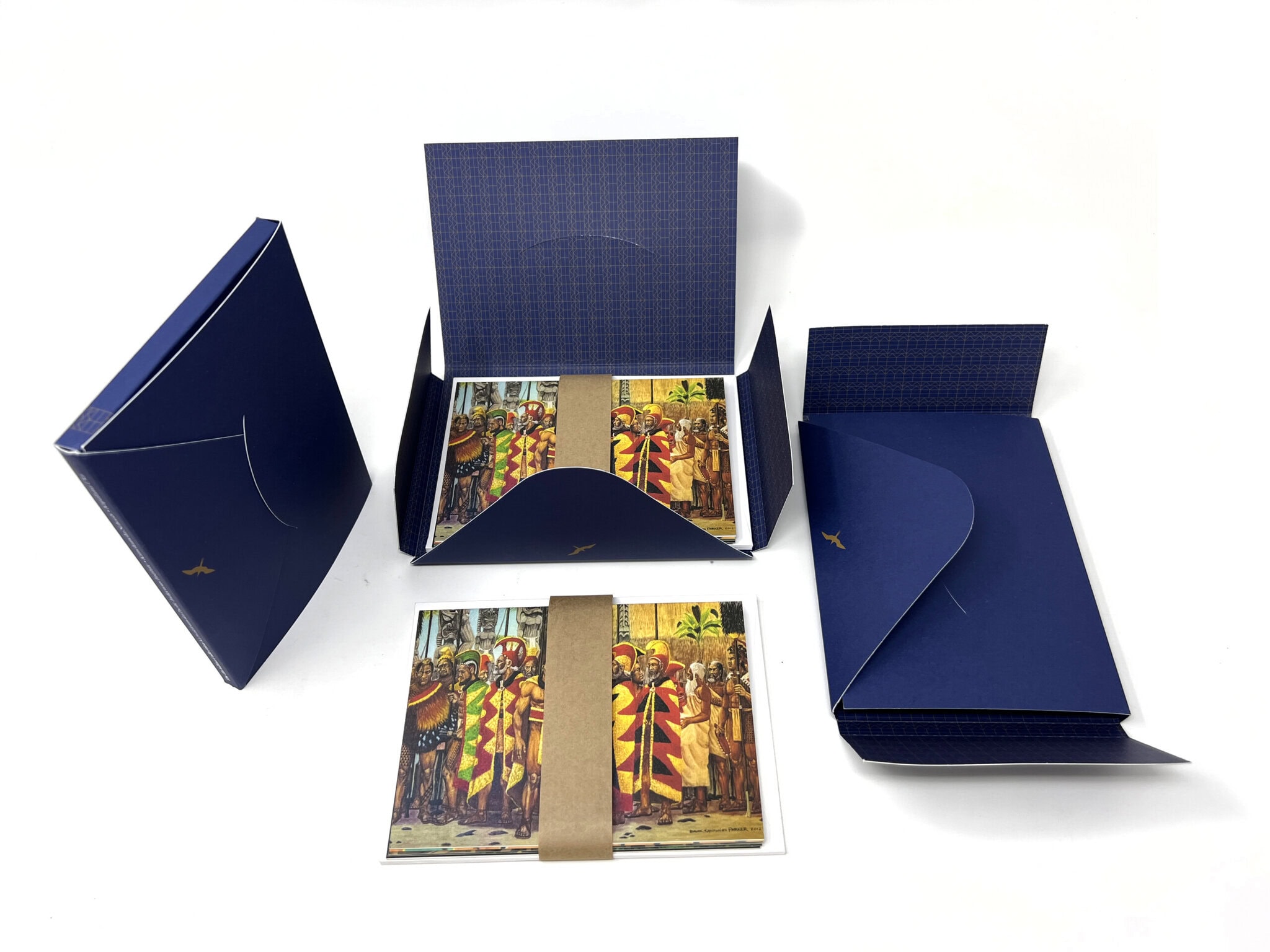 Kamehameha Schools Ka'iwakīloumoku Hawaiian Cultural Center Makana beautiful card and box collection celebrating Hawaiian culture visual narrative